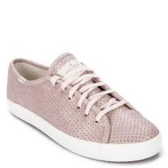 Keds Shoes Keds Kickstart Kate Spade Shimmer In Rose Gold